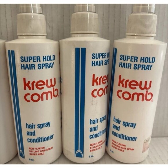 Master Krew Comb Extra Super Hold Hair Styling hair spray 8 oz. Lot of 6 - Picture 2 of 4